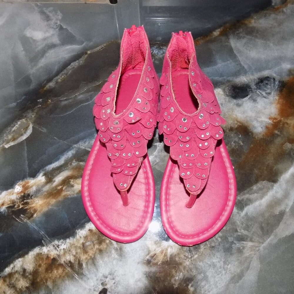 Hot Tomato Pink Sandals Size 2 Girl's
